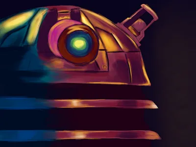 Aim for the Daleks! digitalart illustrator photoshop