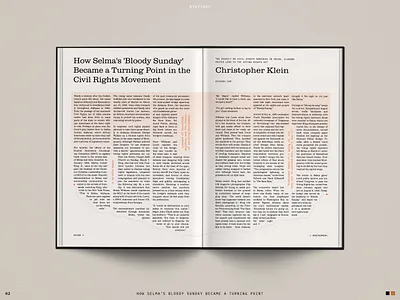 Spread Study 02 book civil rights design editorial editorial design history layout layout design print print design selma typography