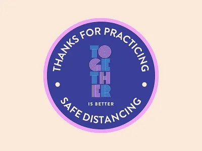 Safe Distancing biblical branding church church design church marketing coronavirus covid covid 19 covid19 design illustration layout design typography vector