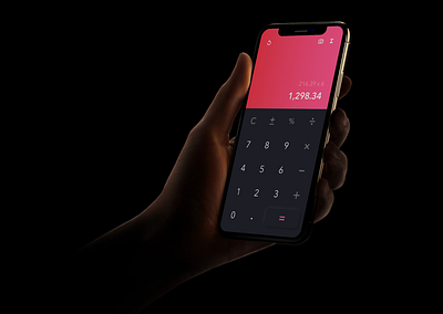 Daily UI #004 - Calculator calculator calculator app calculator ui daily ui daily ui 004 dailyui design flat ios minimal ui ui daily