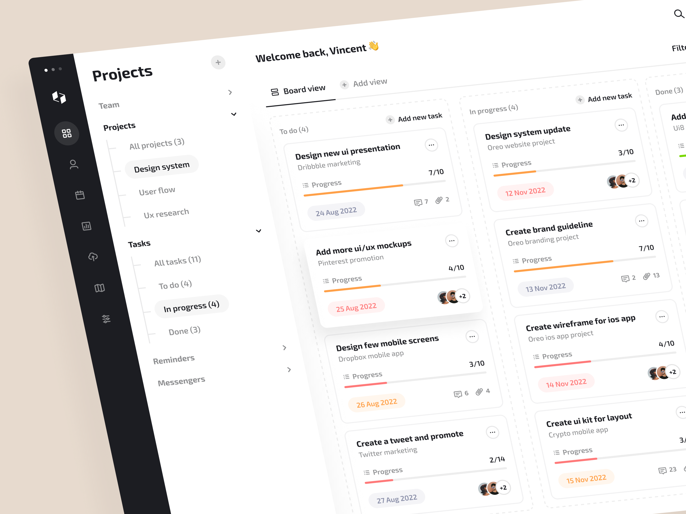 To do list: task management dashbaord app app design app task application clean dashboard design design system interface managing minimal mobile product design to do ui ui design ux ux design visual identity web design