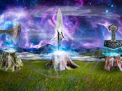 Æsir art concept art design digital art fantasy photo manipulation photoshop