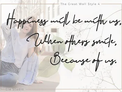 The Great Wall Font font handwritten font signature font