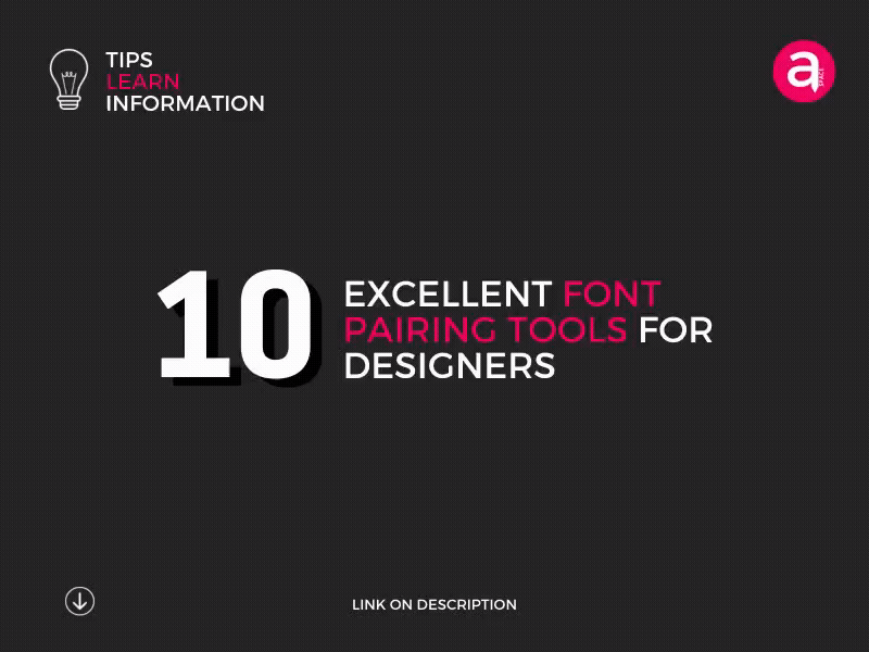 10 Excellent Font Pairing Tools For Designers after effect animation branding design freemockup illustration logo mobile design mockup design mockup psd mockup template