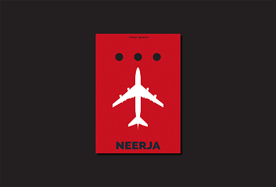 Neerja creative design illustration minimalism minimalistic minimalposter poster poster design typography