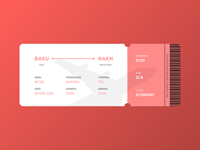 Boarding Pass Daily UI 012 adobe xd boarding pass branding daily 100 challenge daily ui dailyui design ui uidesign