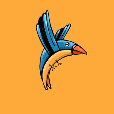 Birds the word autodesk bird birds branding colors design fun illustration lifetakestime rendering sketch