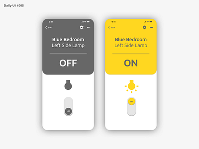 Daily UI #015 - On Off Switch dailyui dailyui 015 dailyuichallenge home mobile on off on off switch switch toggle