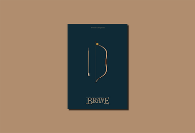 Brave creative design illustration minimalism minimalistic minimalposter movie poster poster design typography