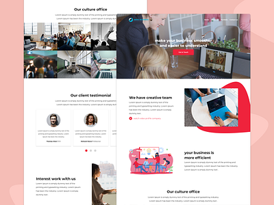 Business Landing Page - Freebies business design freebies landing landing page ui ux webdesign webpage design website