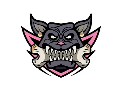 Dog animal design illustration logo 动物 插图 设计