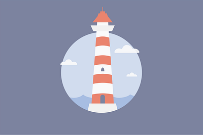 Lighthouse illustration lighthouse