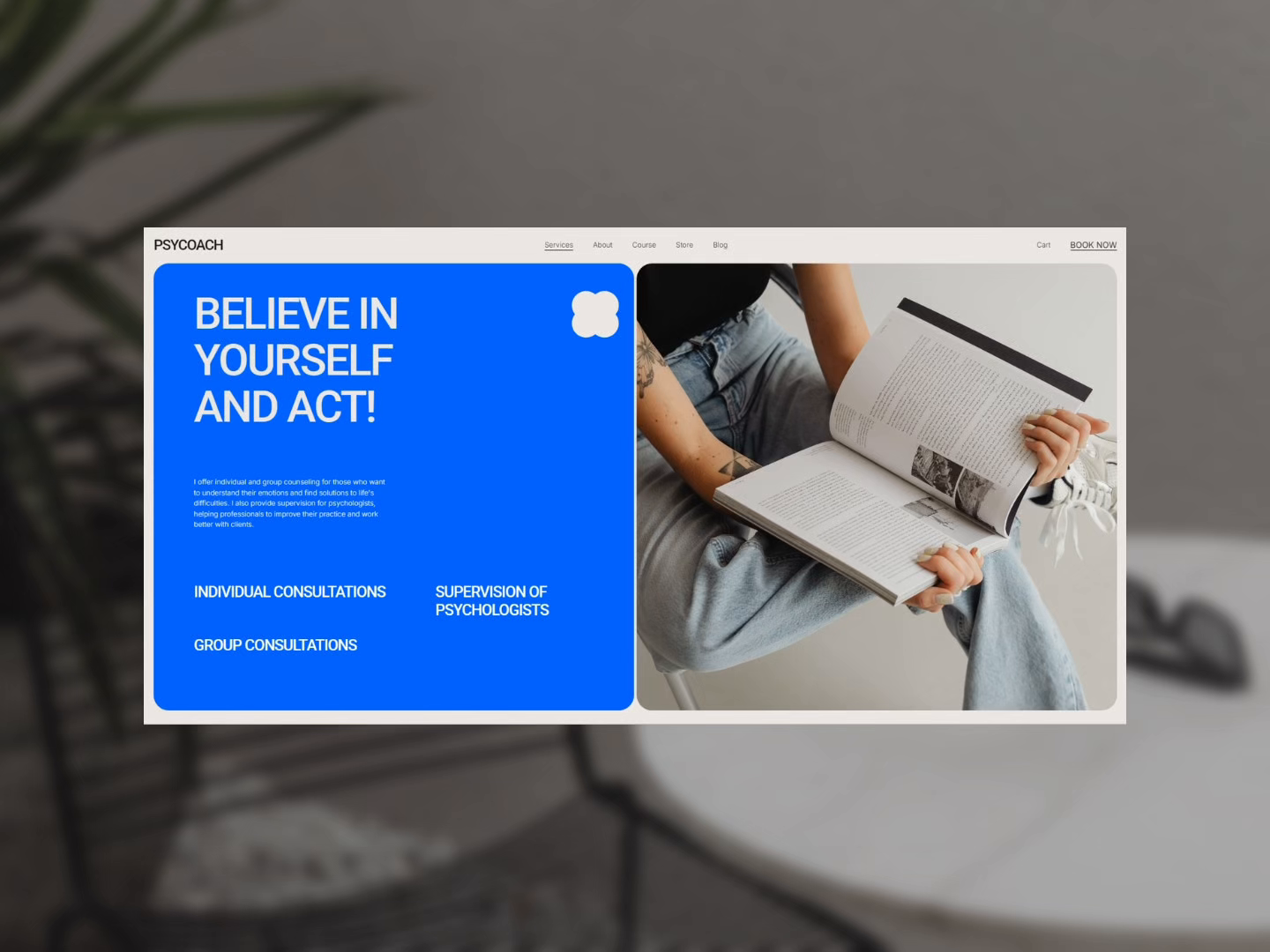 Example of Custom Squarespace Website Design/Build