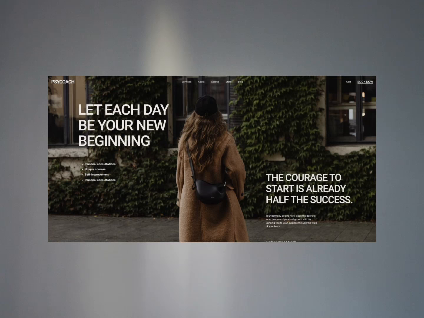 Example of Custom Squarespace Website Design/Build