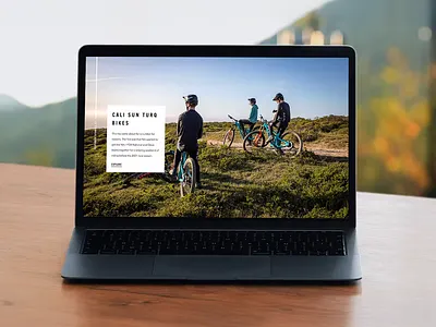 Yeti Cycles Story Landing bike cycling desktop stories ui ux web yeti