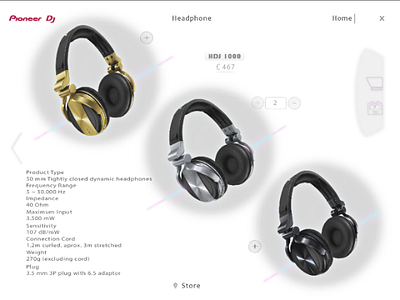 Headphones series Design | Web Design | Illlustrator illustration indonesia kixpandemix uidesign