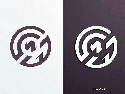 U V E Latter mark Logo design 3d logo abstract app branding creative design design icon identity illustration latter mark logo logo design logo mark logo type typography