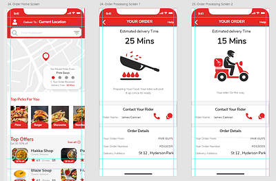 UI design for Food Odering branding design karthickyuvan peace typography ui ui ux uidaily uidesign uidesigner ux