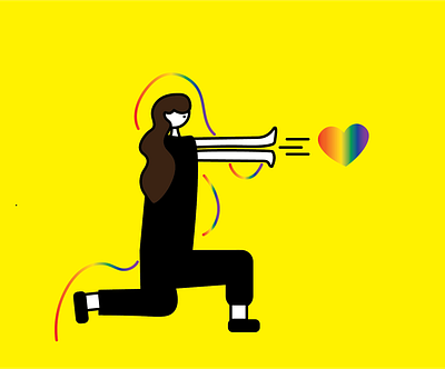 New love generation 100daychallenge 100daysofillustration design doodles flat illustration illustrationoftheday illustrator minimal pride pridemonth sketch