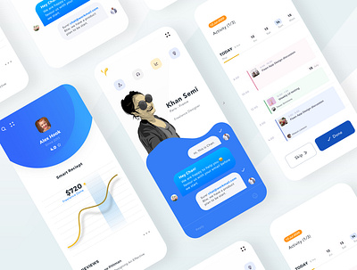 WFH / Freelancing Mobile - FREE UI Kit app design calendar claim colors palette covid19 dashboard first shot flatdesign freebie freelancer illustraion invite ios app ios7 mobile ui product design profile uikit uiux webdesign