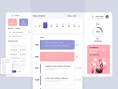 What's your Schedule Looks Like? app calendar app calendar ui daily routine tracker daily task planner dashboard planner planning app routine ui saas ui user experience design user interface ux