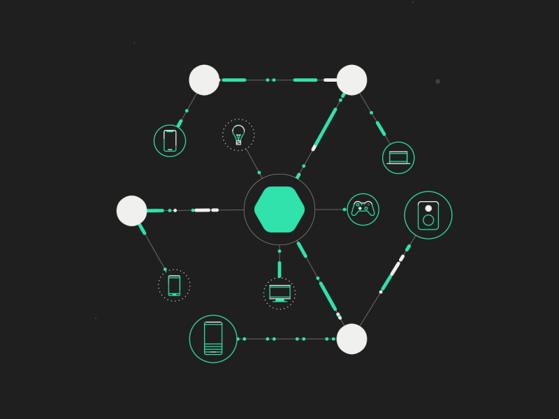 Plume animation 2d abstract after effects animation design flat geometry gif icons illustration motion ourshack shapes vector
