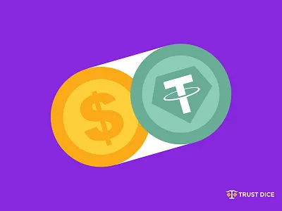 USDT icon illustration ui