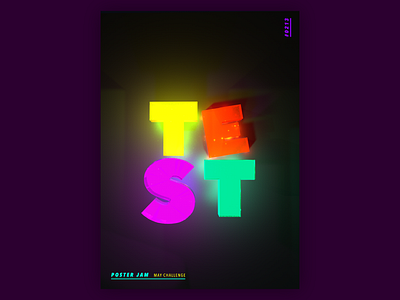 TEST c4d 3d posters