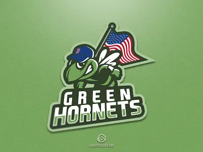 Green Hornets branding design esport gaming identity illustration logo logotype mascot sport sports twitch