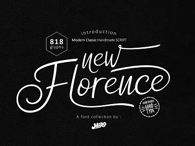 New Florence (Font) craft typography