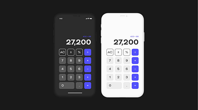 Calculator UI #dailyUI Challenge May 27, 2022 app calculator dailyui design exercise figma mobile simple ui ux