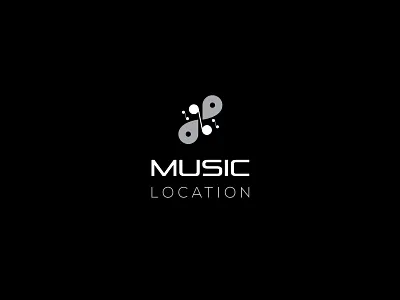 MUSIC LOCATION LOGO branding identity creative logo design flat logo design illustrator design logo logo design logo design branding music music logo unique logo design