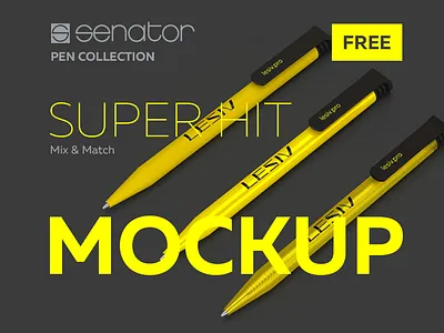 Senator pen mockup. SUPER HIT branding design hit identity mock up mock up mockup mockup psd mockups pen pens psd psd mockup russia senator super