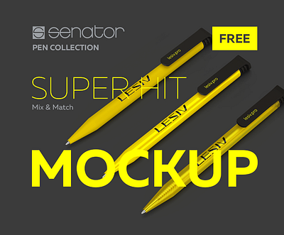 Senator pen mockup. SUPER HIT branding design hit identity mock up mock up mockup mockup psd mockups pen pens psd psd mockup russia senator super