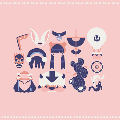 Avatar: The Last Airbender Icon Pack aang artph avatar icons avatar the last airbender graphics icon microsoft powerpoint
