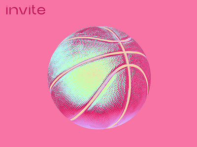 One dribble invite! Be quick dribble dribble invite graphic design invitations invite