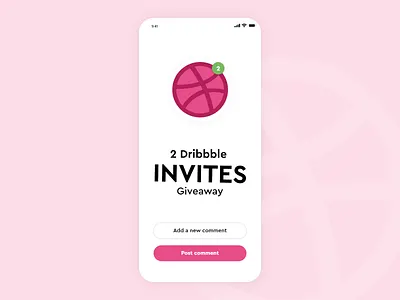 Dribbble Invite 2 invitations draft dribbble dribbble invitation dribbble invitations dribbble invite dribbble invite giveaway illustraion minimal mobile mobile app mobile ui ui ux