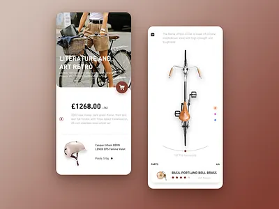 Retro bike app bikes ui web