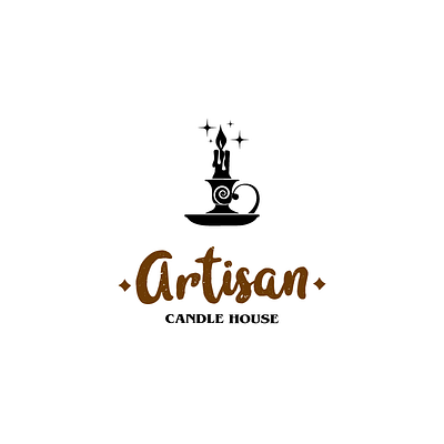 Logo Proposal antique artisan candle house artisan candle house logo design rustic vectorart vintage logo