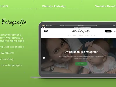Landing page design and development adaptive branding design landing landing page typography ui ux web website
