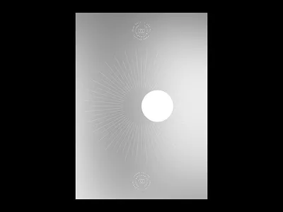 5th June Lunar Eclipse creative design illustration logo poster space type typography