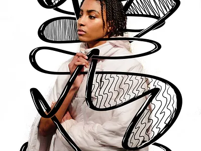 A - C - Doodle You abstract fashion illustration illustraion scribble