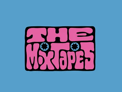 The Mixtapes cassette cassette player cassette tape clientwork custom lettering digitalart hand drawn handlettering itsjerryokolo jerryokolo lettering logo designer logodesign logotype mixtape procreate tape tshirt tshirtdesign typography