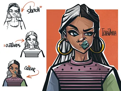 Character Design animation character character design emotion game illustration illustration original character portrait sticker art stickers street style