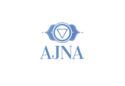 AJNA branding design graphic logo typography