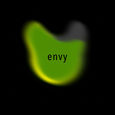 ENVY colorpalette emotion envy gradient green sensation type yellow