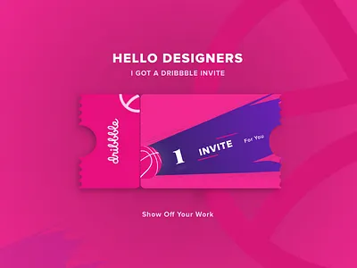 DRIBBBLE INVITE design dribbble invite illustrator sketch