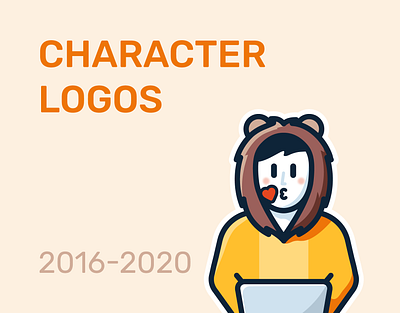 Character Logo Collections branding character collection cute flat logo logofolio logos logotype mascot