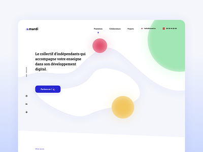 Homepage branding clean colorful design shot sketch ui ux web webdesign website