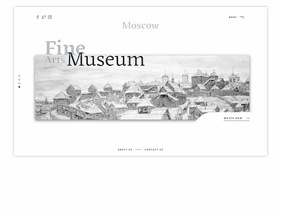 Landing ART art black white branding design figma landing site web